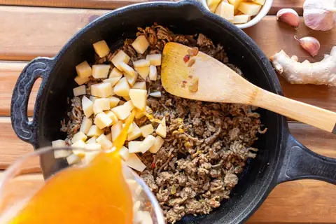 The Potato Masher is the Best Tool for Perfect Tiny Ground Beef Crumbles
